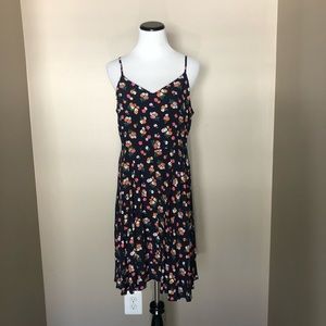 Navy Gap floral dress NWT